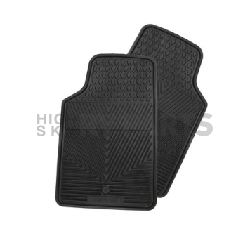 Highland Floor Mat - Multi-Fit Black Rubber Set of 2 - 4602600
