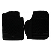 Highland Floor Mat - Multi-Fit Black Rubber Set of 2 - 4604300