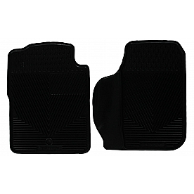 Highland Floor Mat - Multi-Fit Black Rubber Set of 2 - 4604300