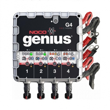 Noco Genius 4.4 Amp 4-Bank UltraSafe Battery Charger and Maintainer-6
