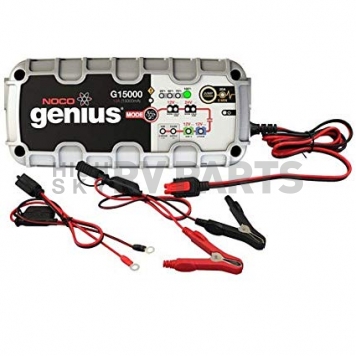 Noco Genius 15 Amp UltraSafe Battery Charger with JumpCharge Engine Start - G15000-6