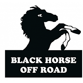 Black Horse Offroad Nerf Bar 3 Inch Stainless Steel Round - 9BFR200SS