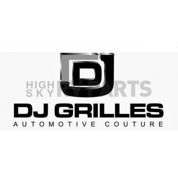 DJ Grilles Cowl Vent Cover - Black Matte Stainless Steel - DJ93831