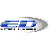 Extreme Dimensions Spoiler - Roof Mount Gloss Carbon Fiber Black - 106825