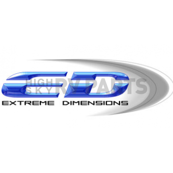 Extreme Dimensions Spoiler - Trunk Lid Carbon Fiber Silver - 109360