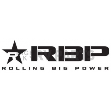 RBP (Rolling Big Power) Grille Insert - Black Powder Coated Stainless Steel  - 651210