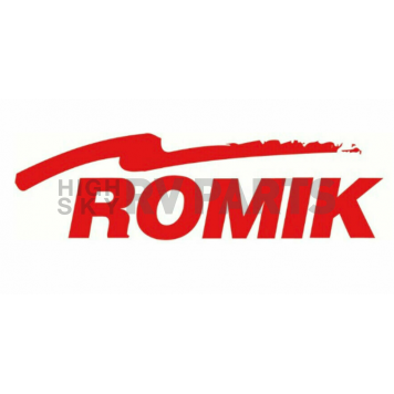 Romik USA Running Board Black Anodized Aluminum Stationary - 52386419