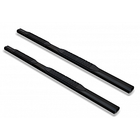Armordillo USA 4 Inch Oval Black Side Step Bars - 7152830