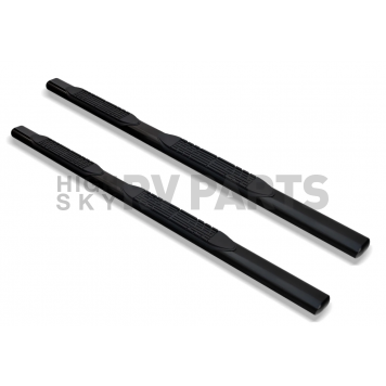 Armordillo USA 4 Inch Oval Black Side Step Bars - 7152830