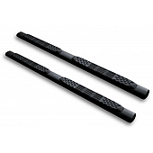 Armordillo USA Side Step Bars 5 Inch Oval Matte Black - 7156586