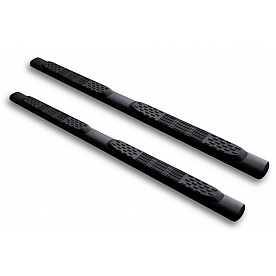 Armordillo USA Side Step Bars 5 Inch Oval Matte Black - 7153868