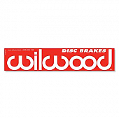 Wilwood Brakes Decal Red On White - 4004978