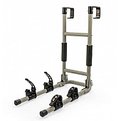 Camco Bike Rack - Ladder Mount Holds 2 Bikes Capacity - 51492