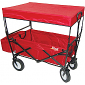 On The Edge Marketing Wagon Foldable Red 4 Wheels - 900124