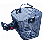Swagman Bike Cargo Basket Steel - Mounts To Handle Bars Black Steel - 90004