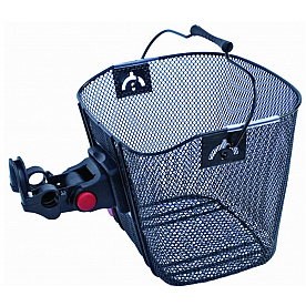 Swagman Bike Cargo Basket Steel - Mounts To Handle Bars Black Steel - 90004