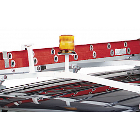 Weather Guard Ladder Rack Light Mount - Round 7 Inch Aluminum - 2501