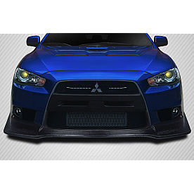 Extreme Dimensions Air Dam Front Lip Carbon Fiber Gloss UV Coated Black - 106876
