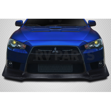 Extreme Dimensions Air Dam Front Lip Carbon Fiber Gloss UV Coated Black - 106876