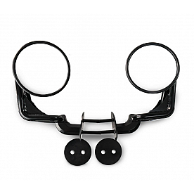 Offroad Body Tubular Mirrors Black D-JP-190050-B