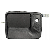 Help! By Dorman Exterior Door Handle - Metal/ Plastic Black Single - 79306CD
