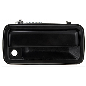 Help! By Dorman Exterior Door Handle - Plastic Black Single - 77168