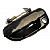 Help! By Dorman Exterior Door Handle - Plastic Black Single - 80684