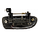 Help! By Dorman Exterior Door Handle - Plastic Black Single - 80686