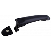Help! By Dorman Exterior Door Handle - Plastic Black Single - 81168
