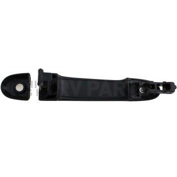 Help! By Dorman Exterior Door Handle - Plastic Black Single - 81168-1