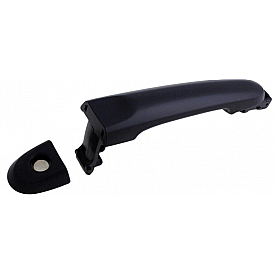 Help! By Dorman Exterior Door Handle - Plastic Black Single - 81168