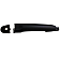Help! By Dorman Exterior Door Handle - Plastic Black Single - 81168