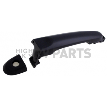 Help! By Dorman Exterior Door Handle - Plastic Black Single - 81168