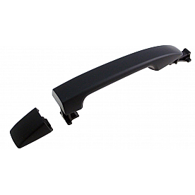 Help! By Dorman Exterior Door Handle - Plastic Black Single - 82668