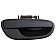 Help! By Dorman Exterior Door Handle - Plastic Black Single - 82686
