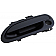 Help! By Dorman Exterior Door Handle - Plastic Black Single - 82687