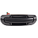 Help! By Dorman Exterior Door Handle - Plastic Black Single - 93568