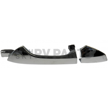 Help! By Dorman Exterior Door Handle - Plastic Silver/ Black Single - 81468-2