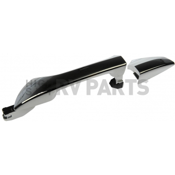 Help! By Dorman Exterior Door Handle - Plastic Silver/ Black Single - 81468