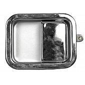 Help! By Dorman Exterior Door Handle - Plastic Silver Single - 77068