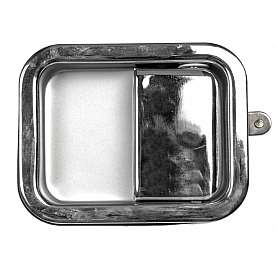 Help! By Dorman Exterior Door Handle - Plastic Silver Single - 77068