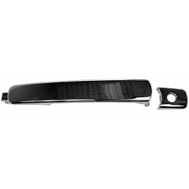 Help! By Dorman Exterior Door Handle - Plastic Silver Single - 81068