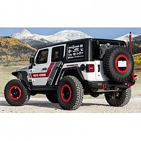 Road Armor Fender Flare - Silver Steel - 518AFR0Z