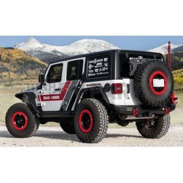 Road Armor Fender Flare - Silver Steel - 518AFR0Z