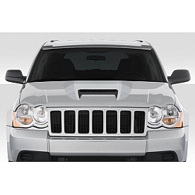 Duraflex Hood - SRT Fiberglass Reinforced Plastic Black - 115217