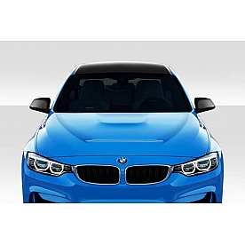 Duraflex Hood - Fiberglass Reinforced Plastic Black - 115764