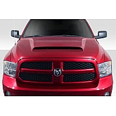 Duraflex Hood - Fiberglass Reinforced Plastic Black - 115899