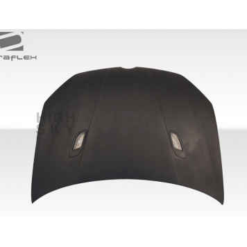 Extreme Dimensions Hood - Primered Fiberglass Black - 108168