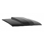 Harwood Fiberglass Hood - Fiberglass Black - 42101