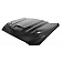 Harwood Fiberglass Hood - Ram Air/ Heat Extractor Gelcoat Fiberglass Black - B26805
